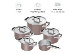 Bộ nồi inox Zwilling Pure 5 món (Mận)
