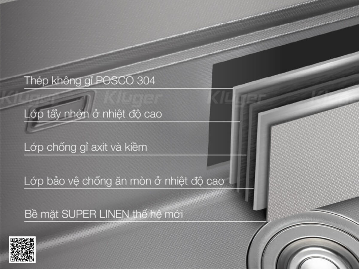 chau inox kluger kg8644fs basic 4