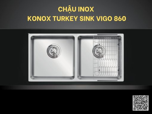 chậu inox konox turkey sink vigo 860 (2)