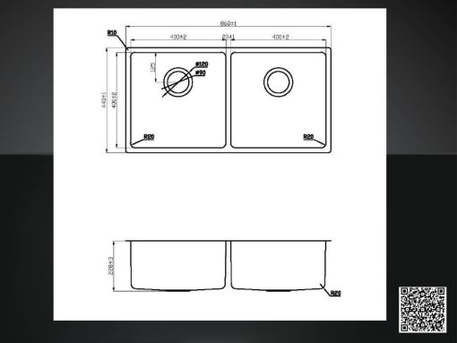 chậu inox konox turkey sink vigo 860 (4)