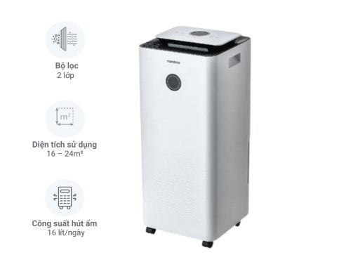 máy hút ẩm nanoco ndh163