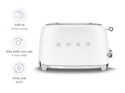 Máy nướng bánh mì Smeg TSF01WHEU