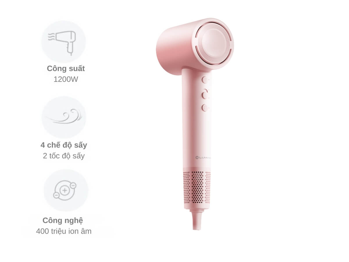 Máy sấy tóc Lumias HDL-1500 Pro (Hồng)