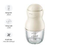 Máy xay ăn dặm Bear GR-B03V8 (Kem)