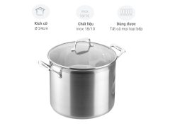 Nồi luộc gà inox Scanpan Impact 71502400 24cm