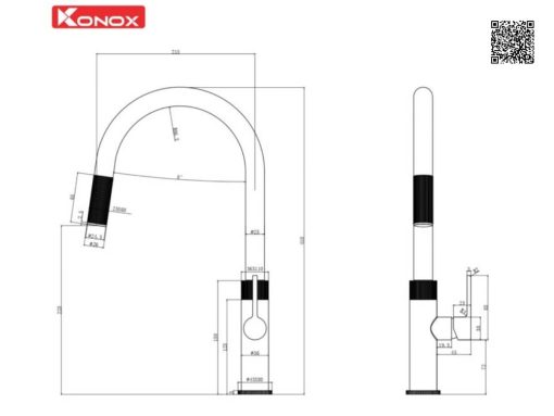 vòi rửa konox lasi nude (3)