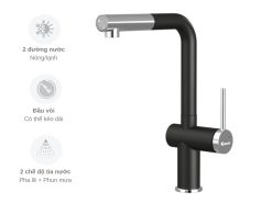 Vòi rửa Konox Stream Smart Black