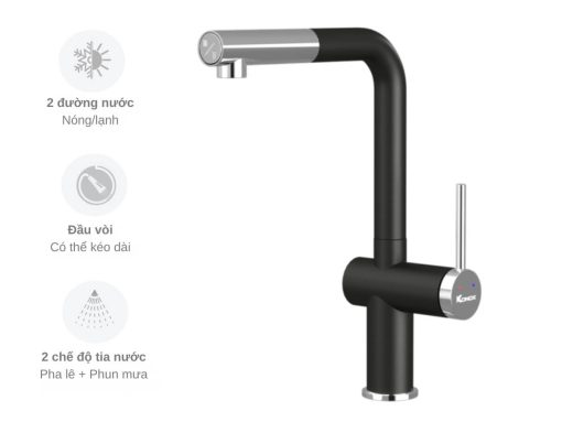 vòi rửa konox stream smart black (1)