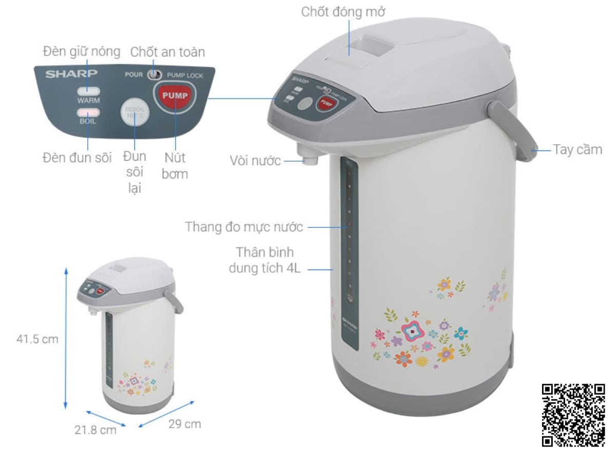 binh thuy dien sharp kp y40pv cu 2