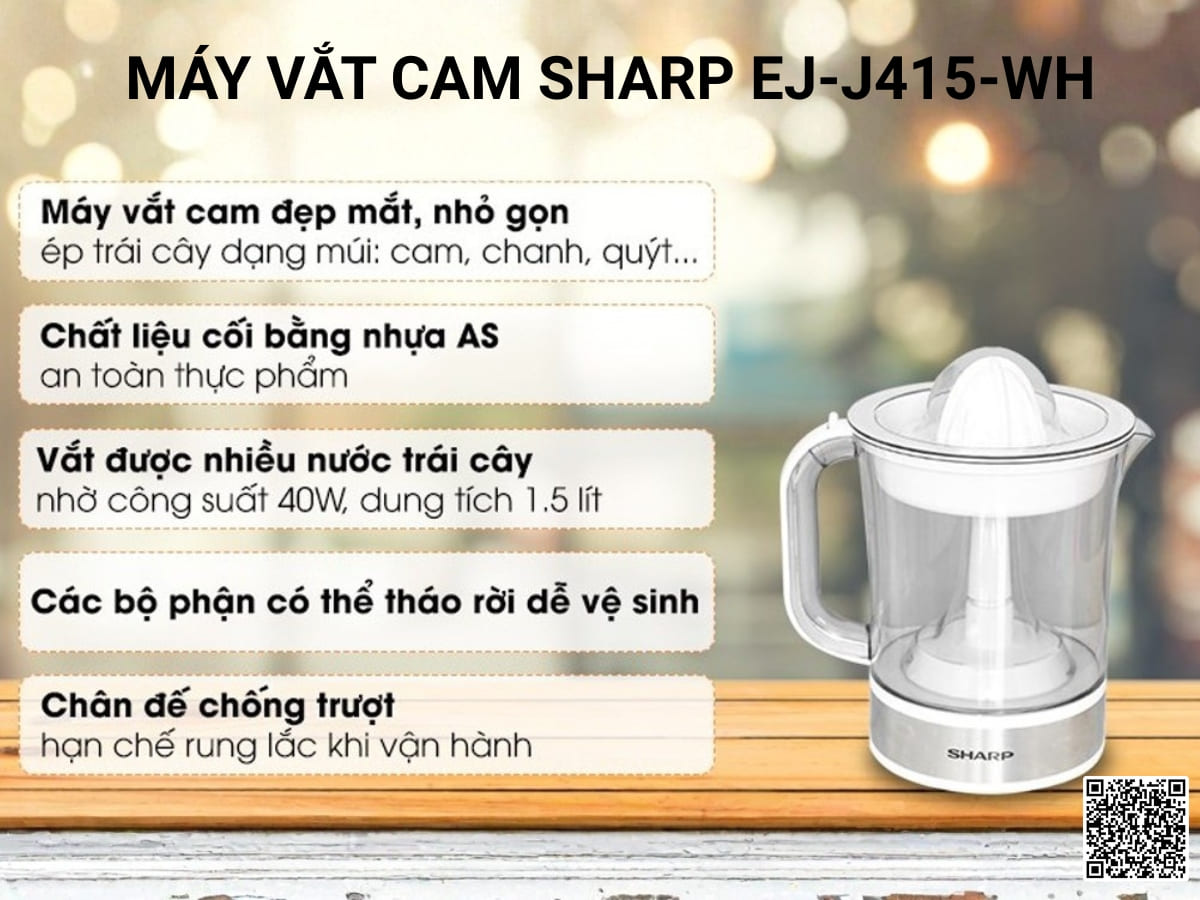 may vat cam sharp ej j415 wh 3