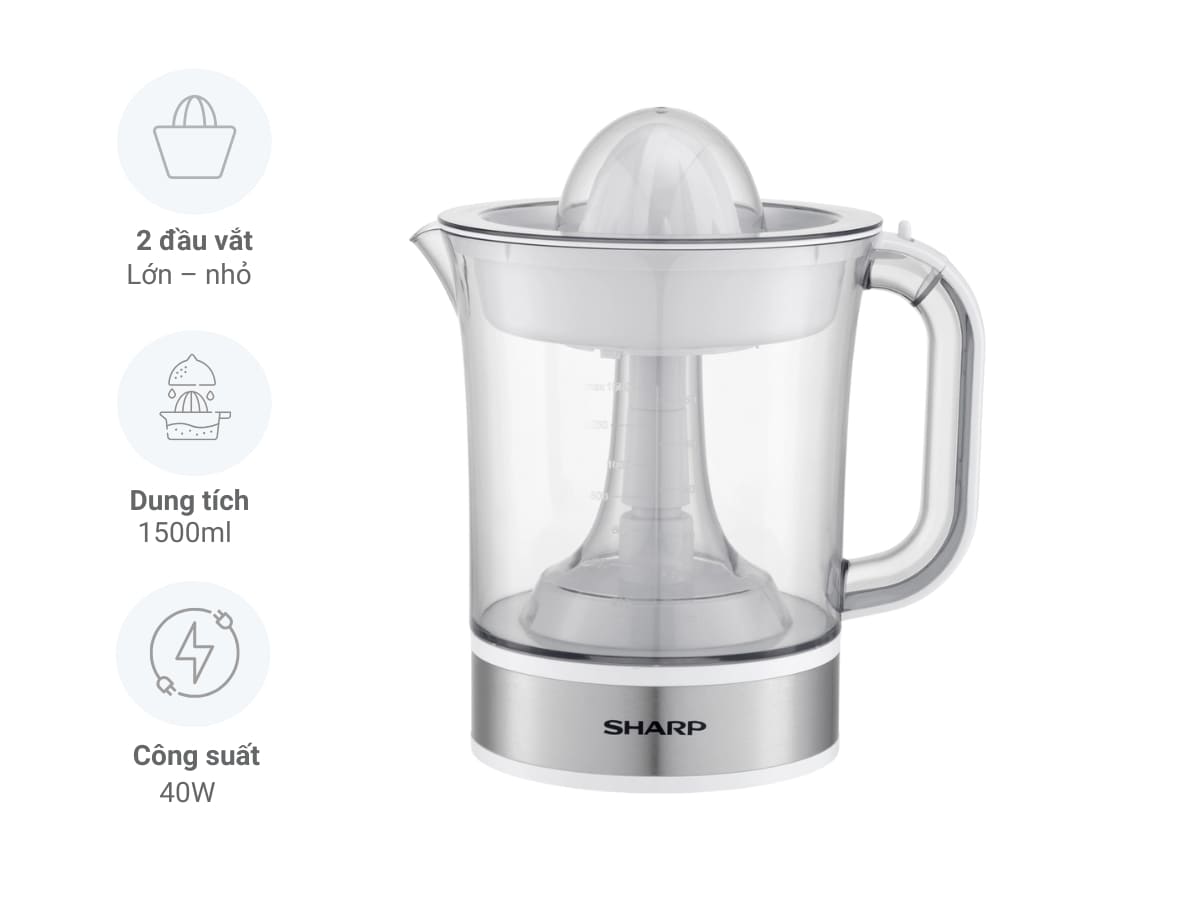 máy vắt cam sharp ej-j415-wh may vat cam sharp ej j415 wh