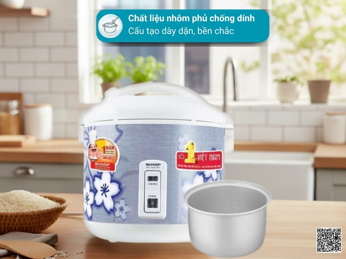 noi com dien sharp ks n181etv sl 1.8 lit 4