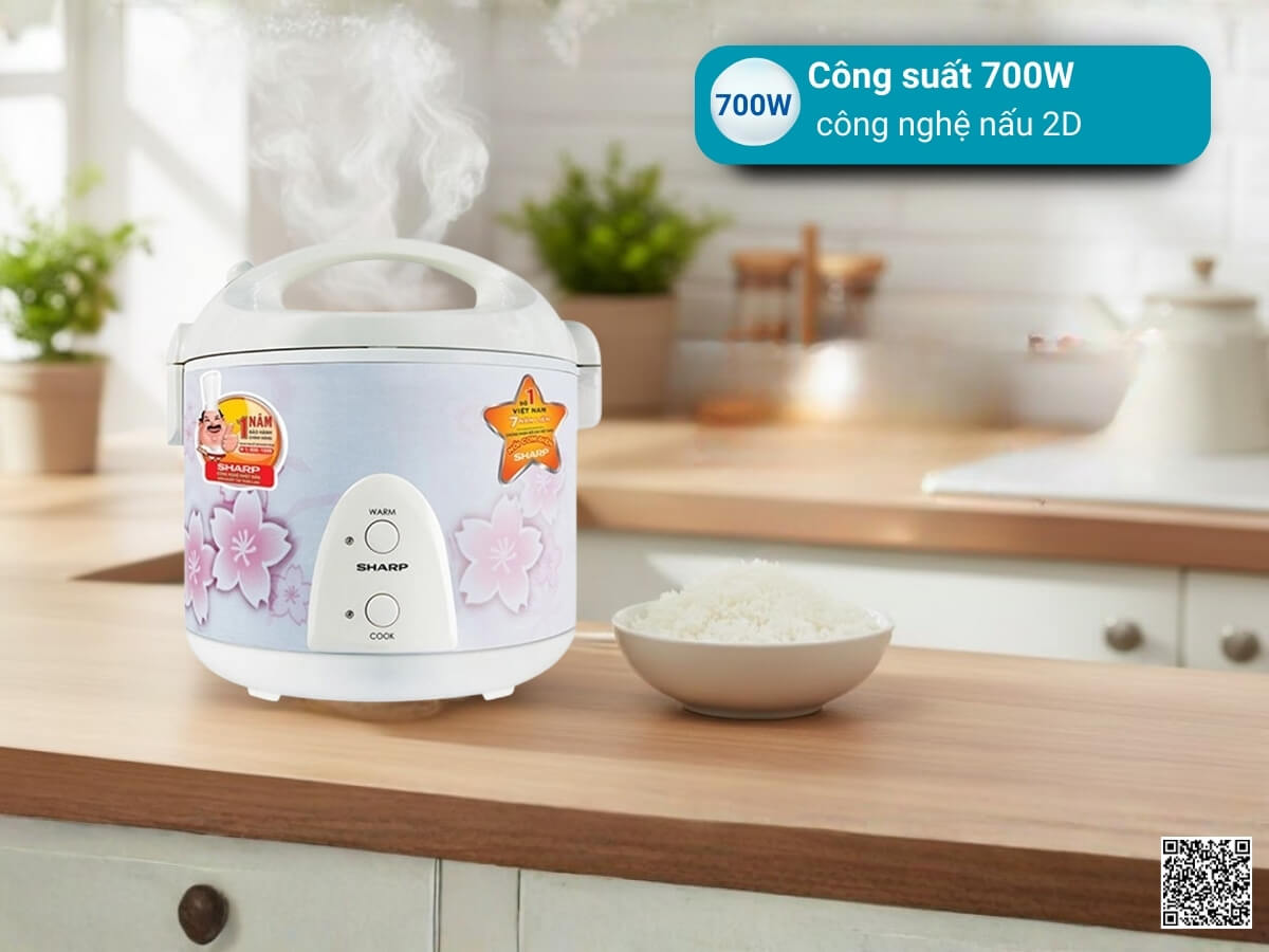 noi com dien sharp ks n192etv sp 1.8 lit 6