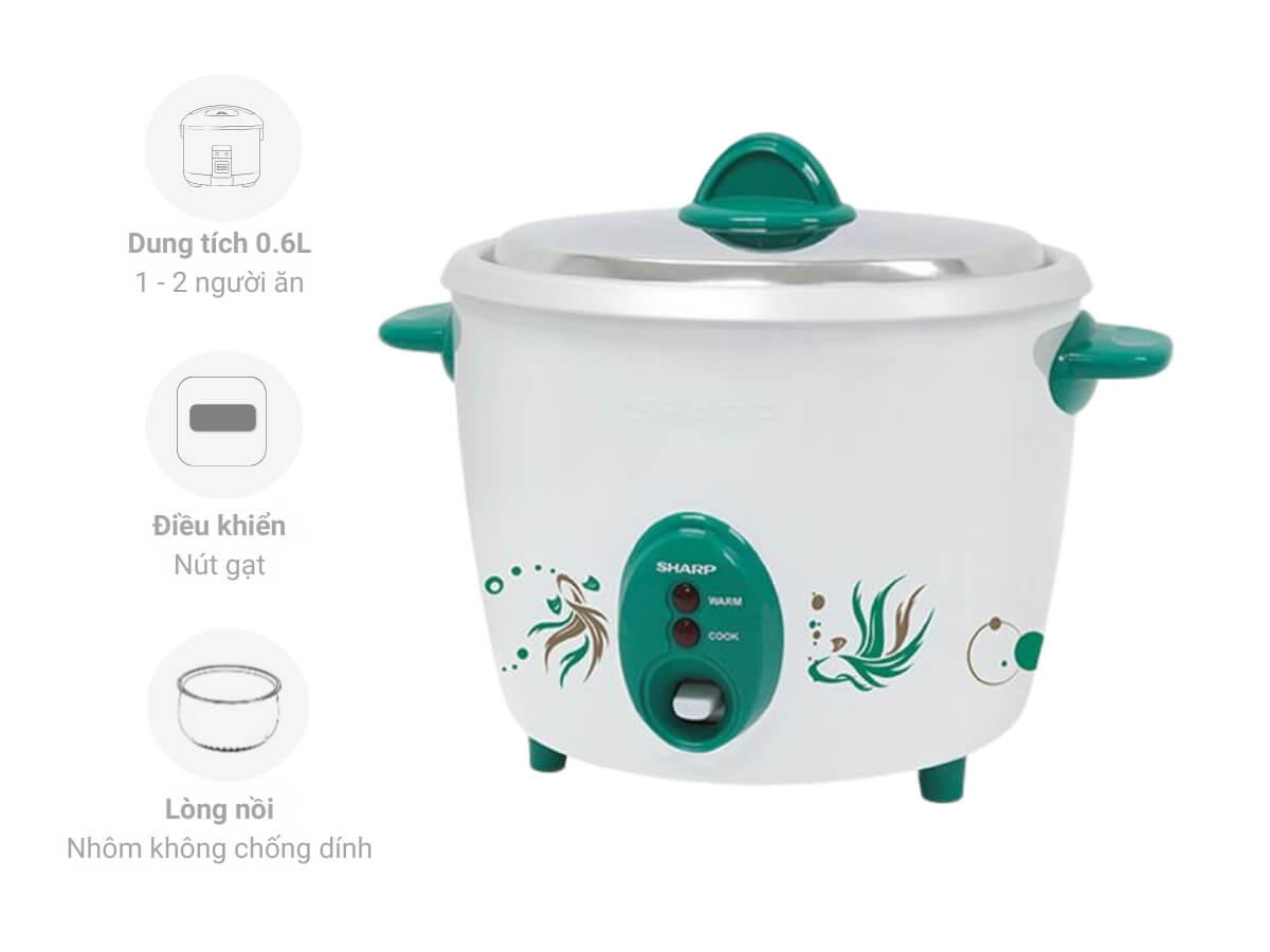 noi com dien sharp ksh d06v gr