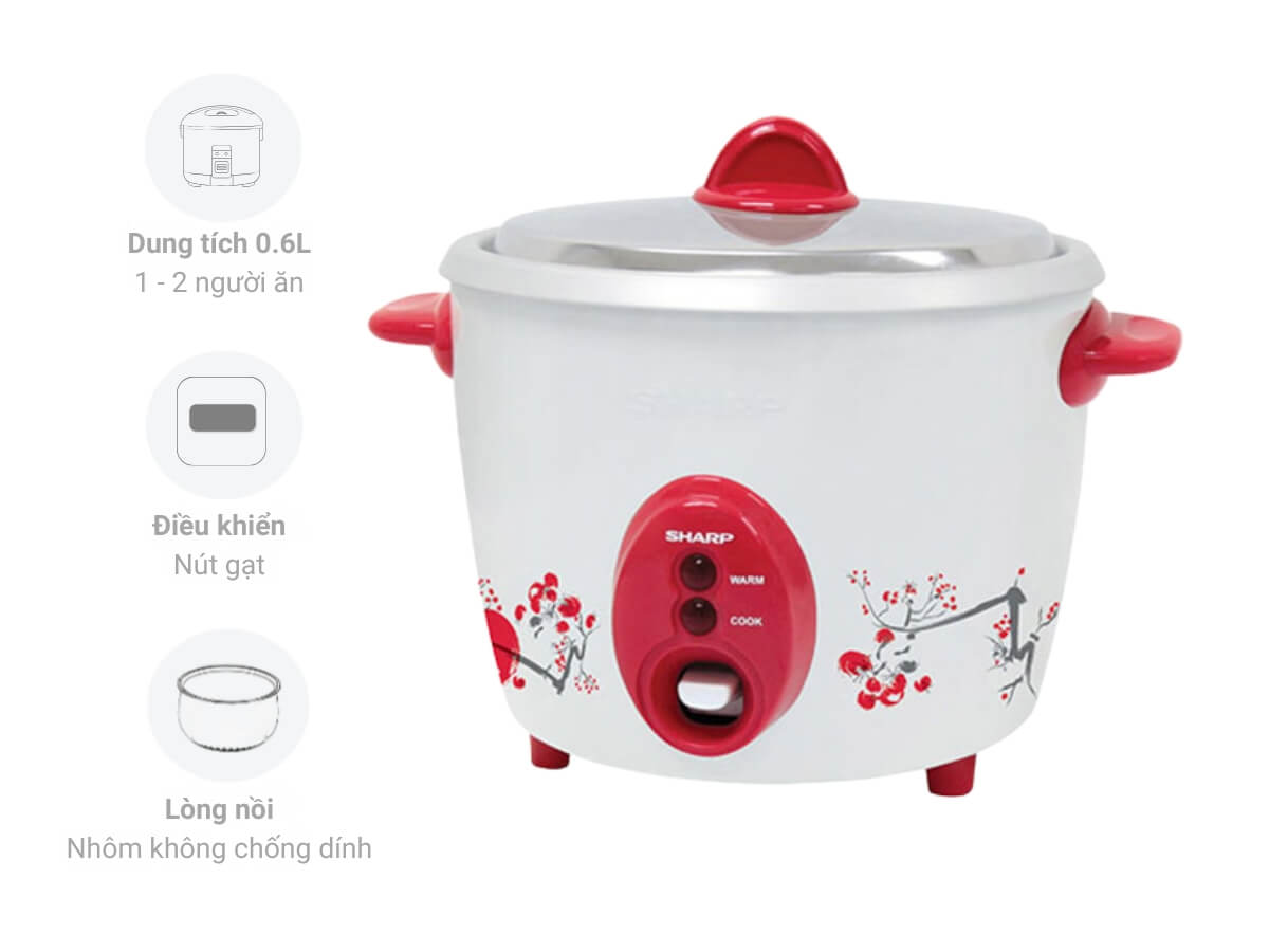 noi com dien sharp ksh d06v rd