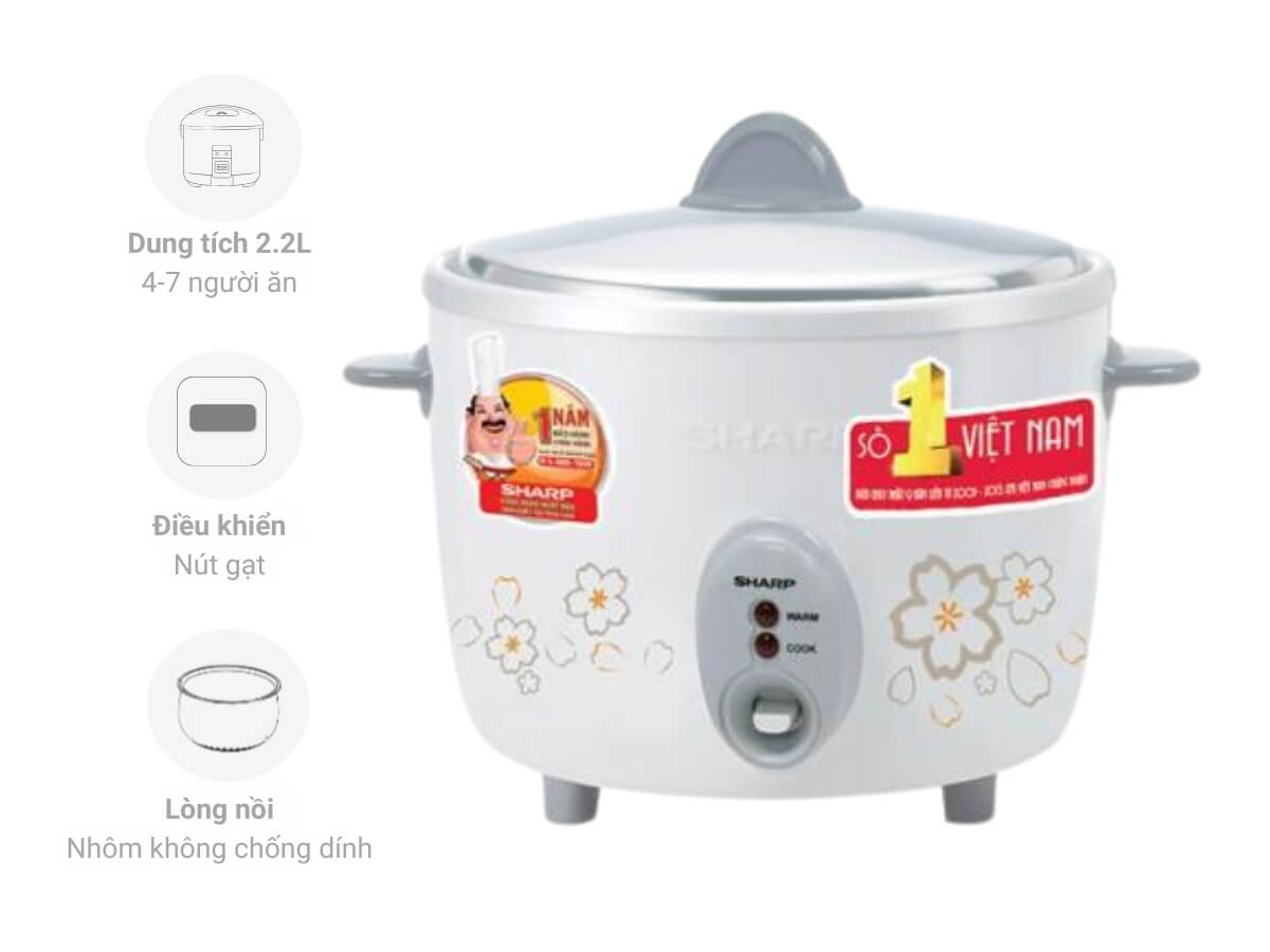 noi com dien sharp ksh d22v 92