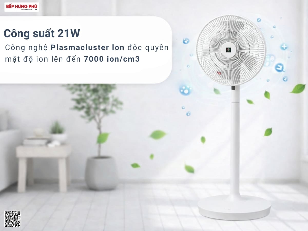 quạt đứng sharp pj-s3ds-w