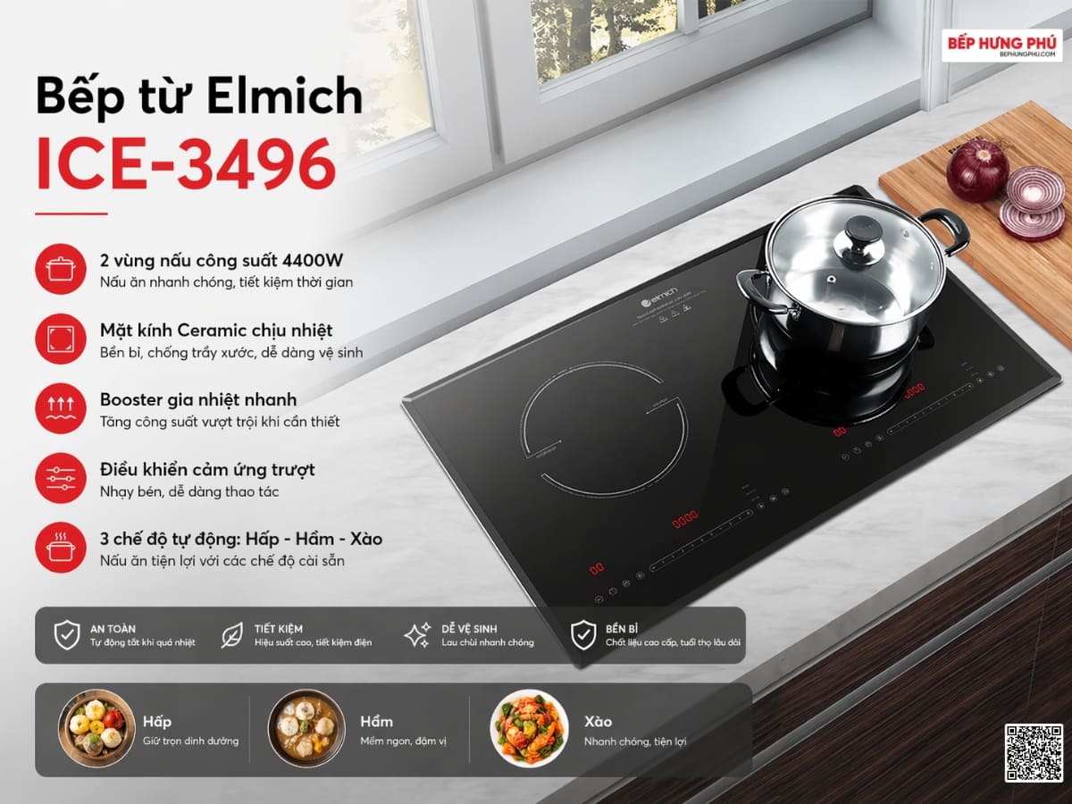 bếp từ elmich ice-3496