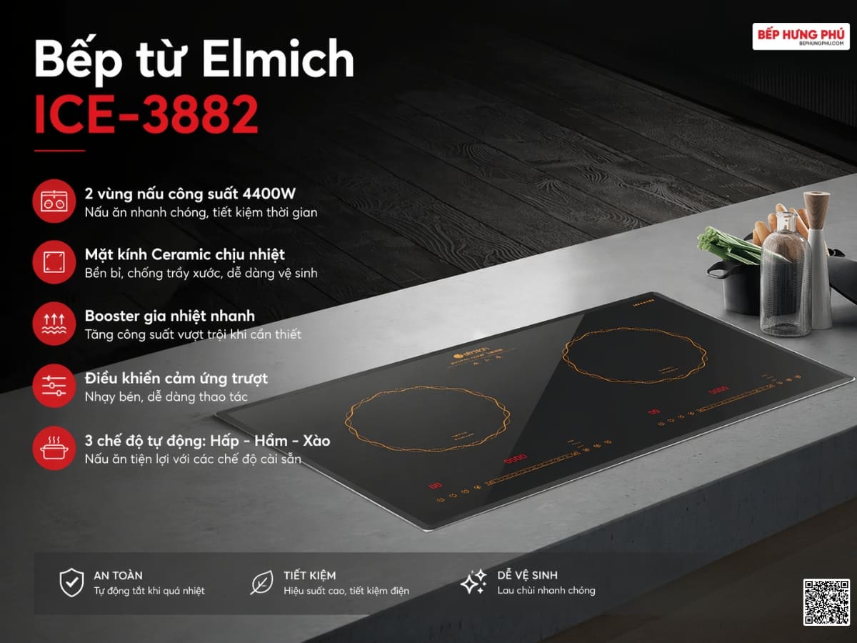 bếp từ elmich ice-3882