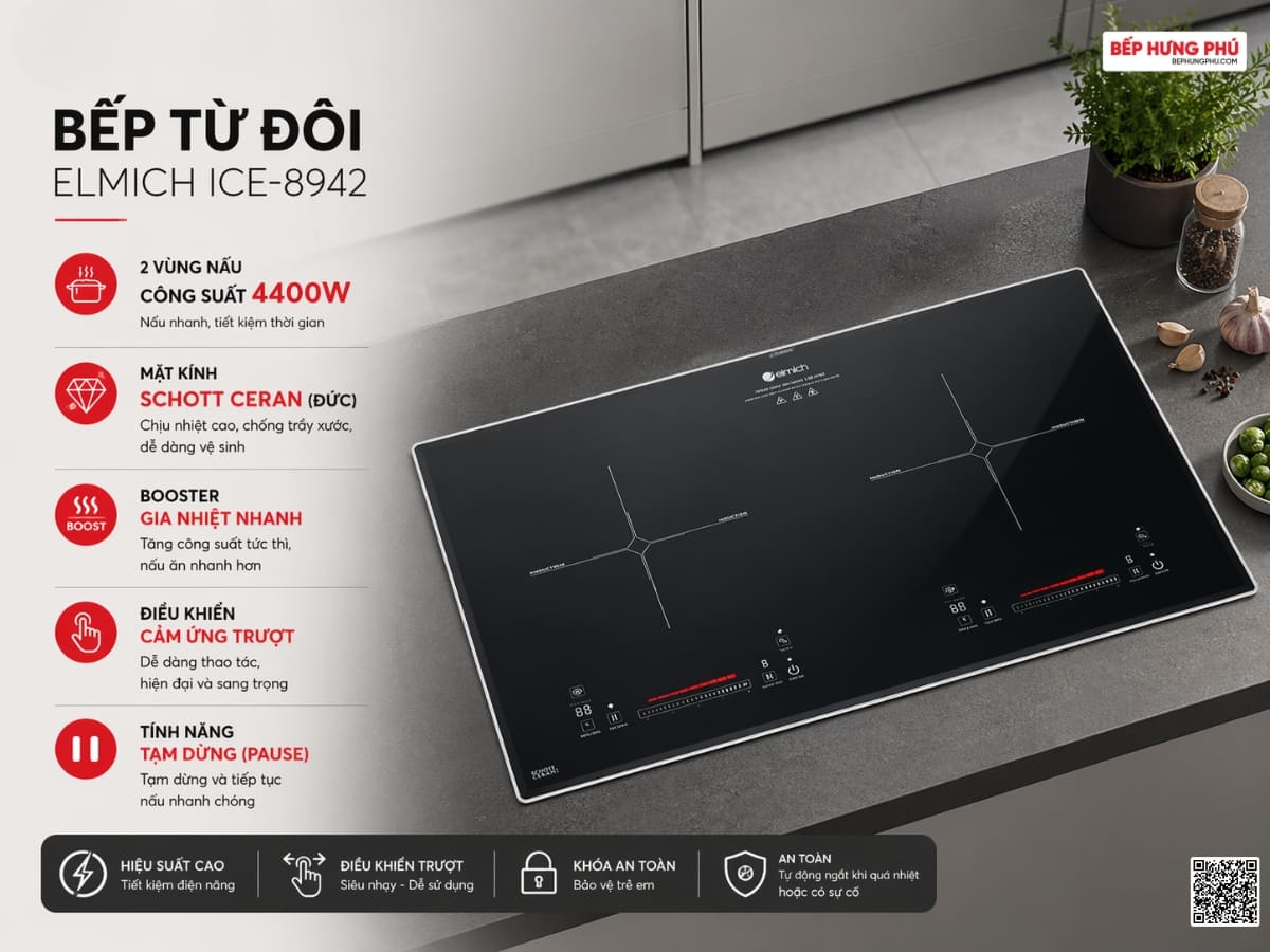 bếp từ elmich ice-8942