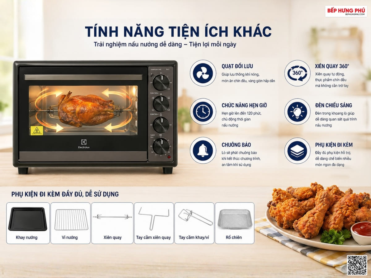 lò nướng electrolux eot4022xfg