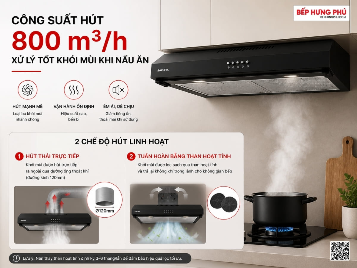 máy hút mùi sakura sr-3050b 