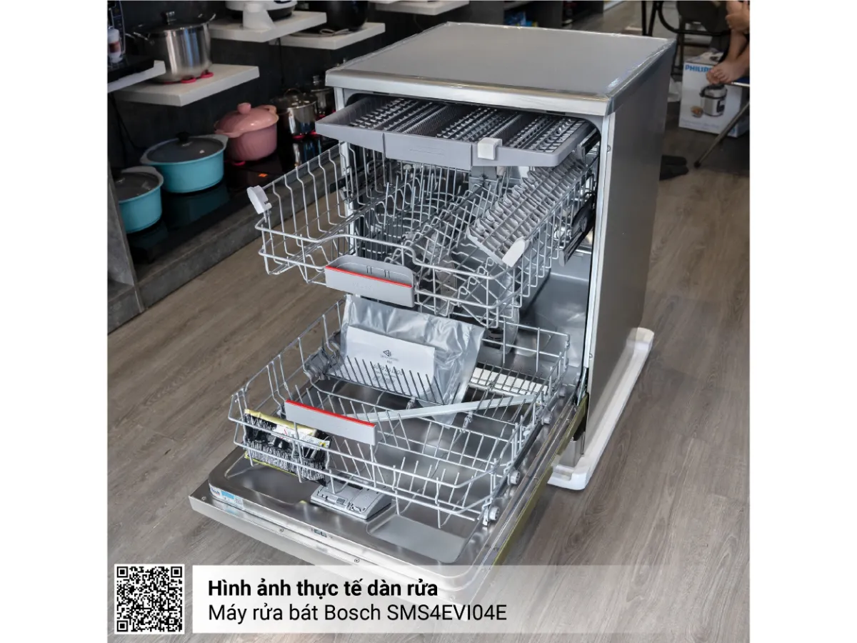 Hình ảnh thực tế máy rửa bát Bosch SMS4EVI04E