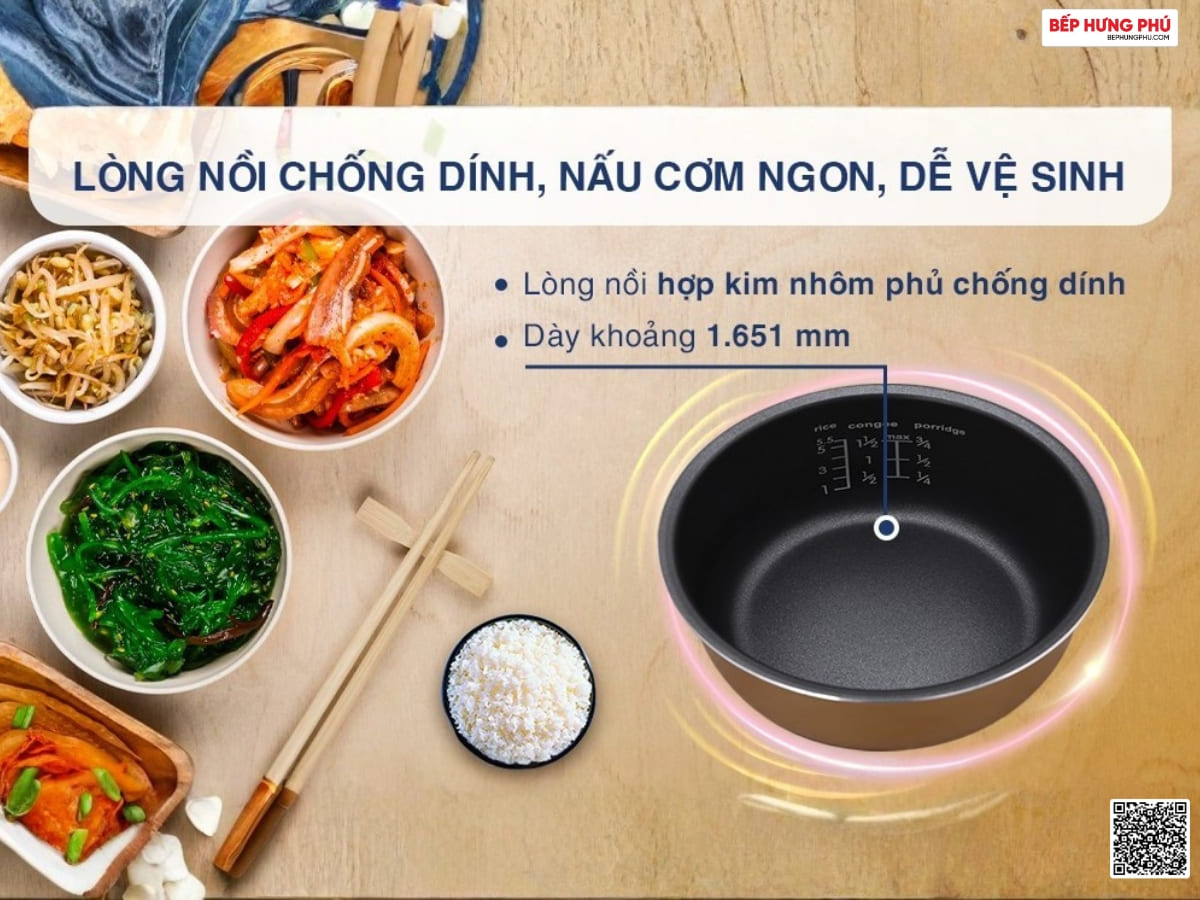 noi com dien tu electrolux e7rc1 550k 1l 6