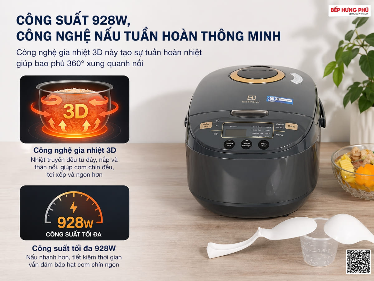 nồi cơm điện tử electrolux e7rc1-650k 1.8l