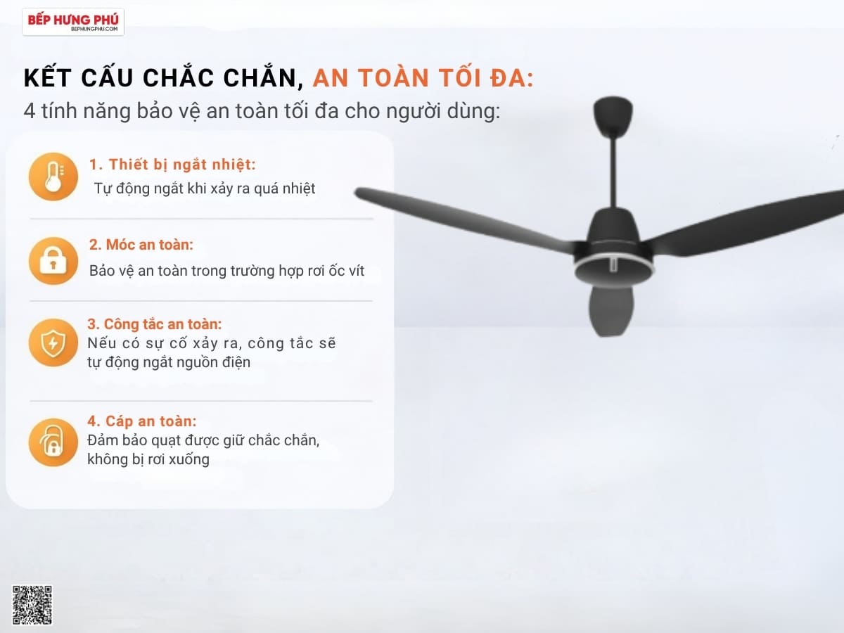 quạt trần nanoco ncf6031-k
