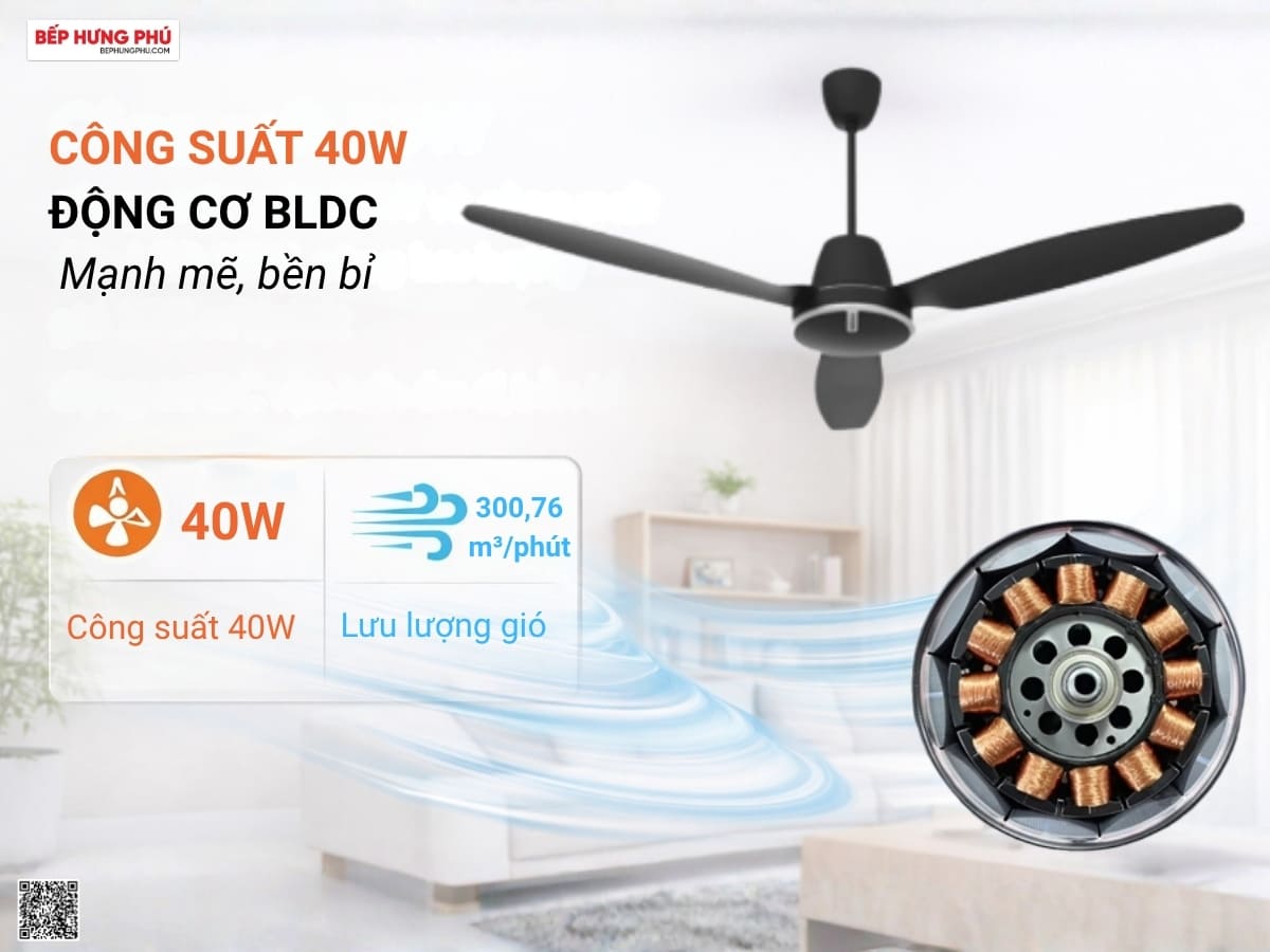 quạt trần nanoco ncf6031-k