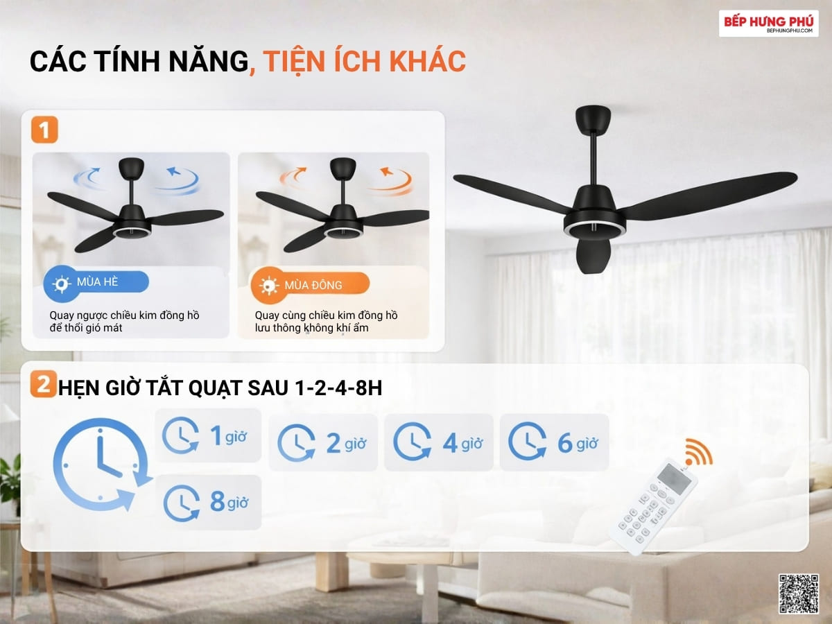 quạt trần nanoco ncf6031-k