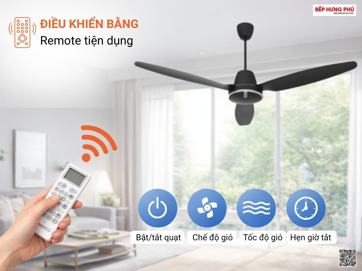 quạt trần nanoco ncf6031-ks
