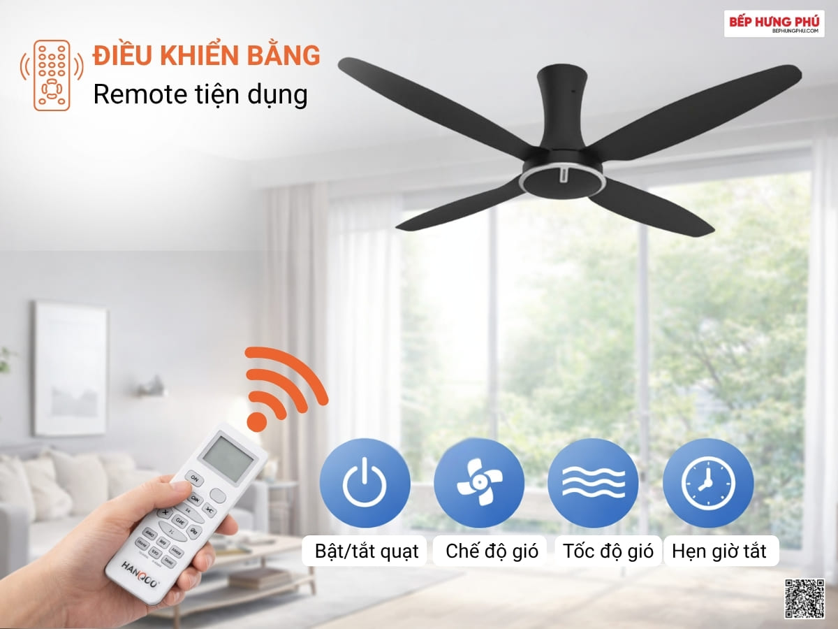 quạt trần nanoco ncf6041-k