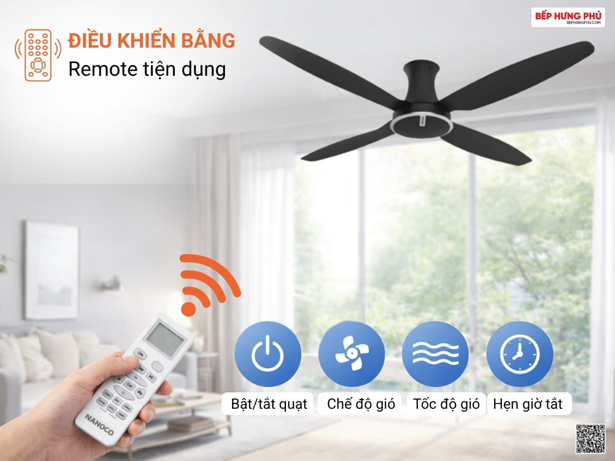 quạt trần nanoco ncf6041-ks