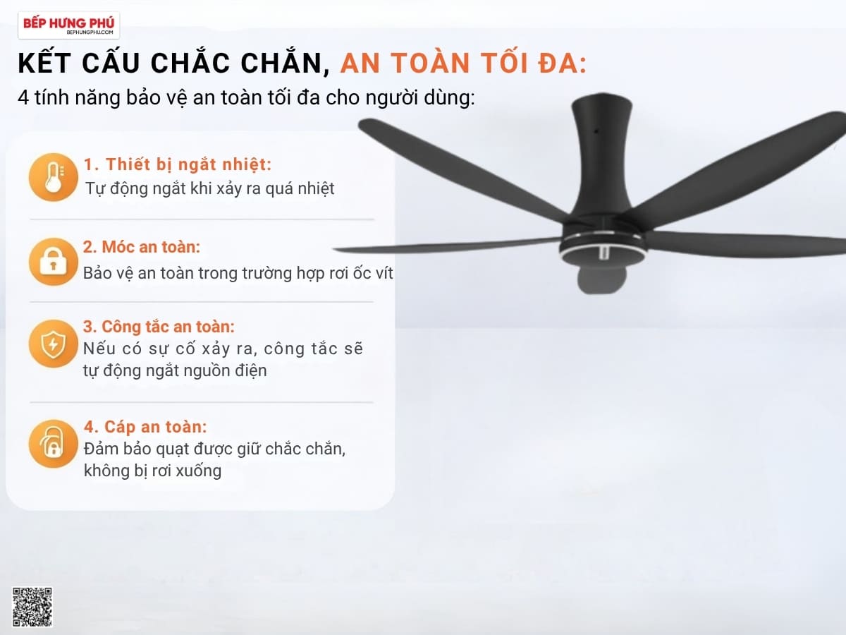 quạt trần nanoco ncf6051-k