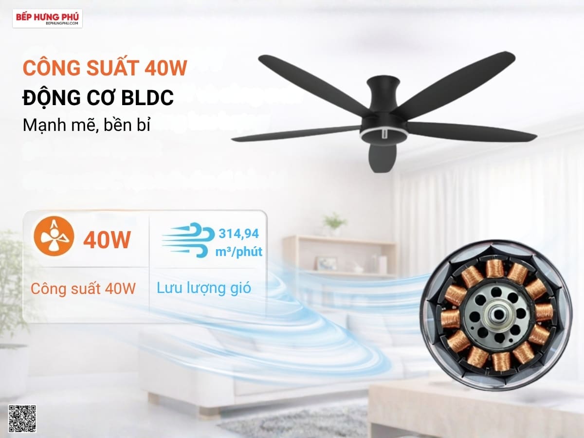 quạt trần nanoco ncf6051-ks