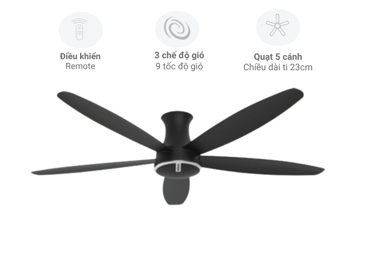 quạt trần nanoco ncf6051-ks