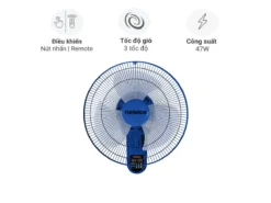 Quạt treo tường Nanoco NWF1612RC-CB