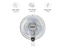 Quạt treo tường Nanoco NWF1614LG
