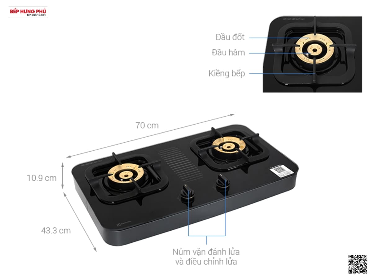 bếp gas electrolux etg7287gkr 