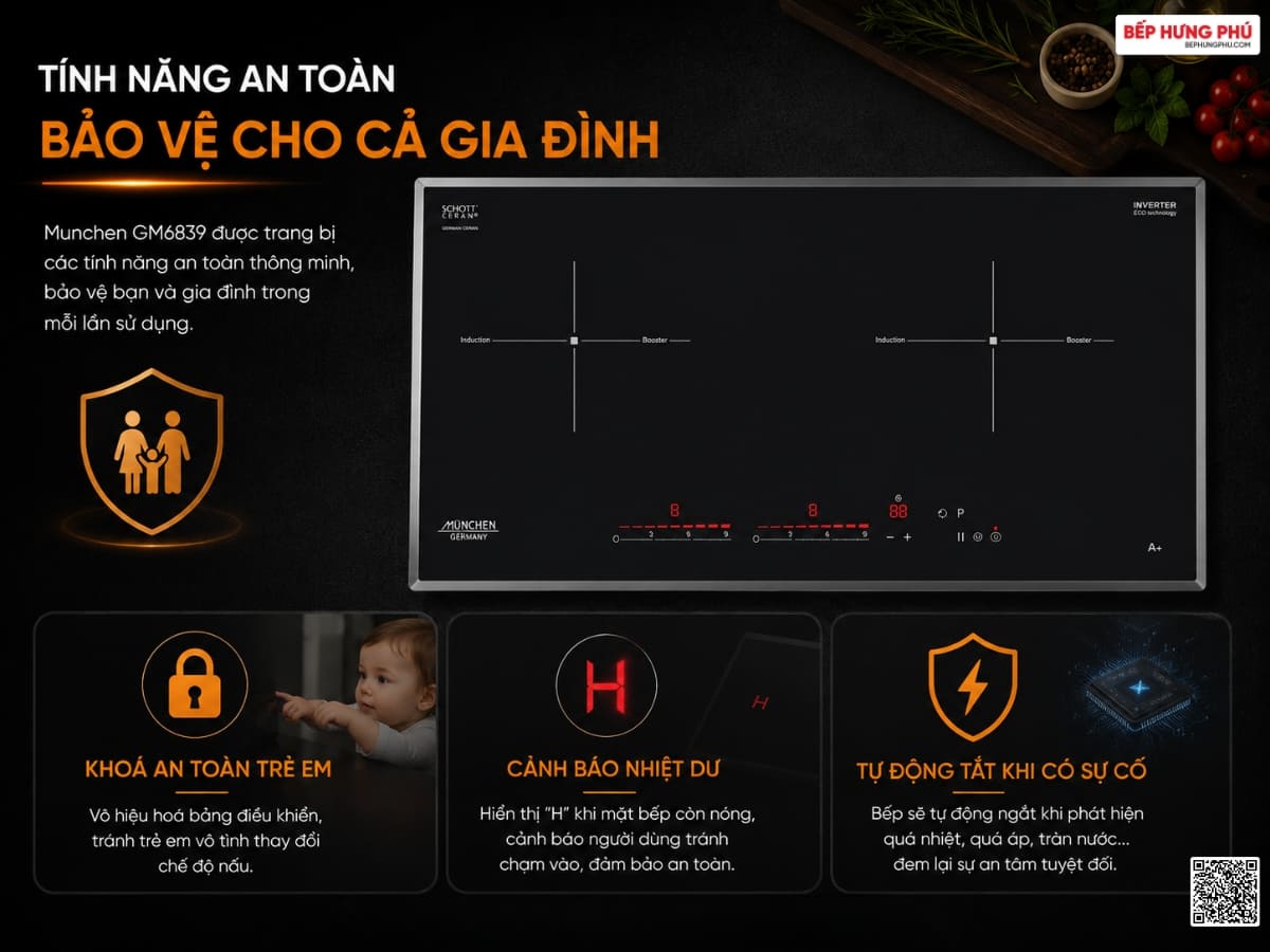 bếp từ munchen gm6839
