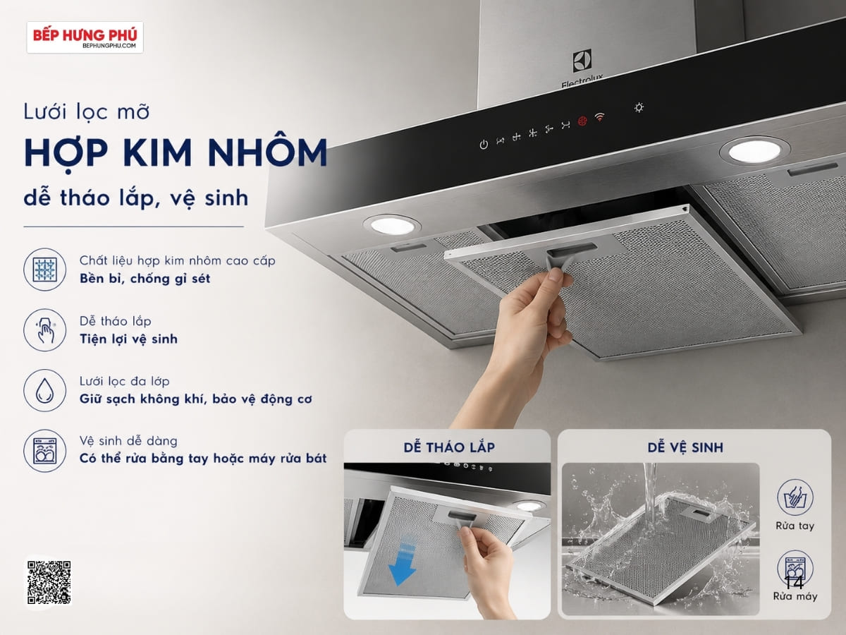 máy hút mùi electrolux lft829x