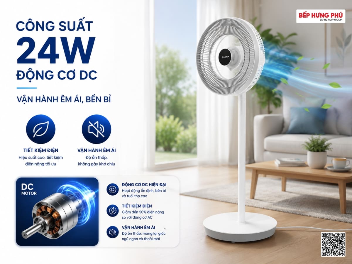 quạt tuần hoàn sharp pj-cd404v-w