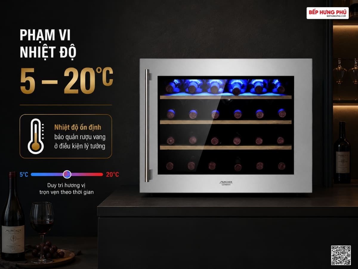 tủ rượu munchen mw2611b