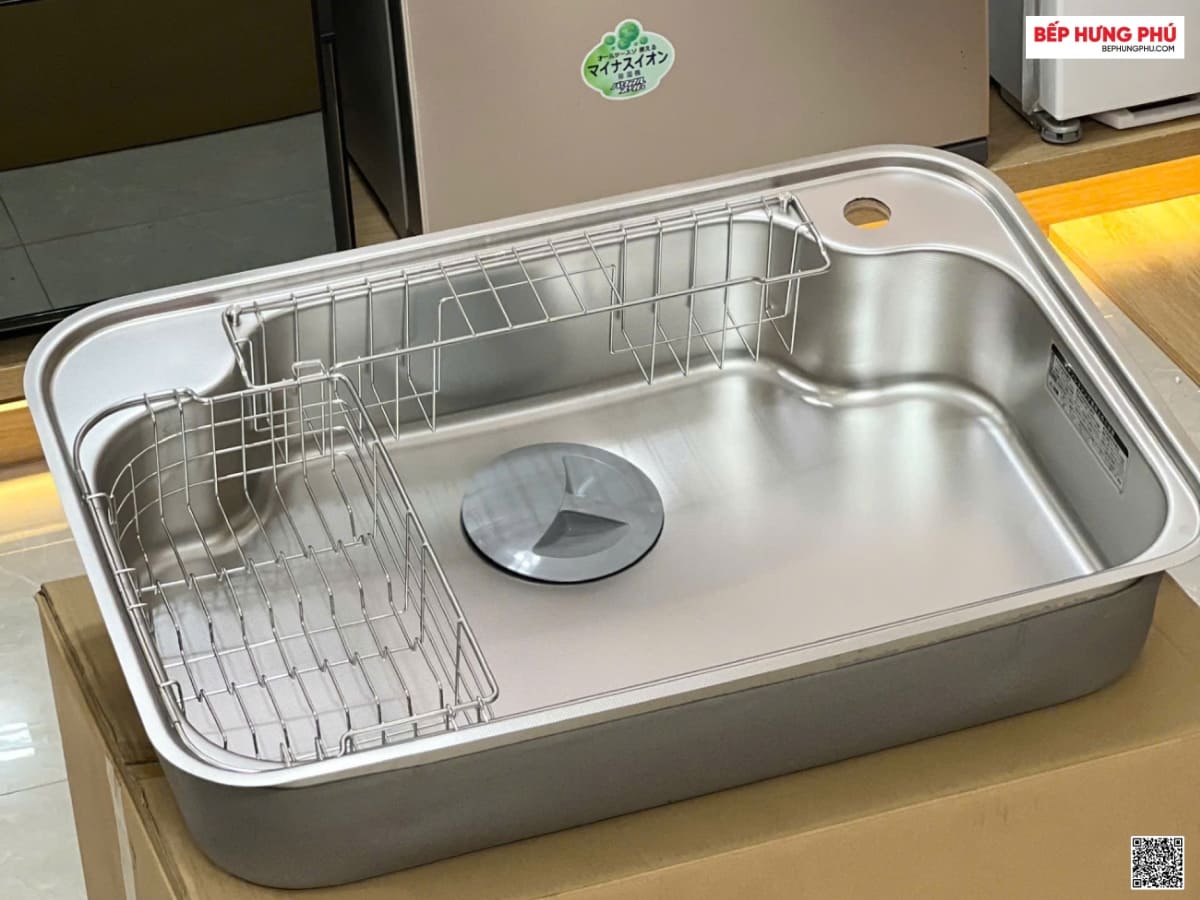 chậu inox shigeru ib-k fs 