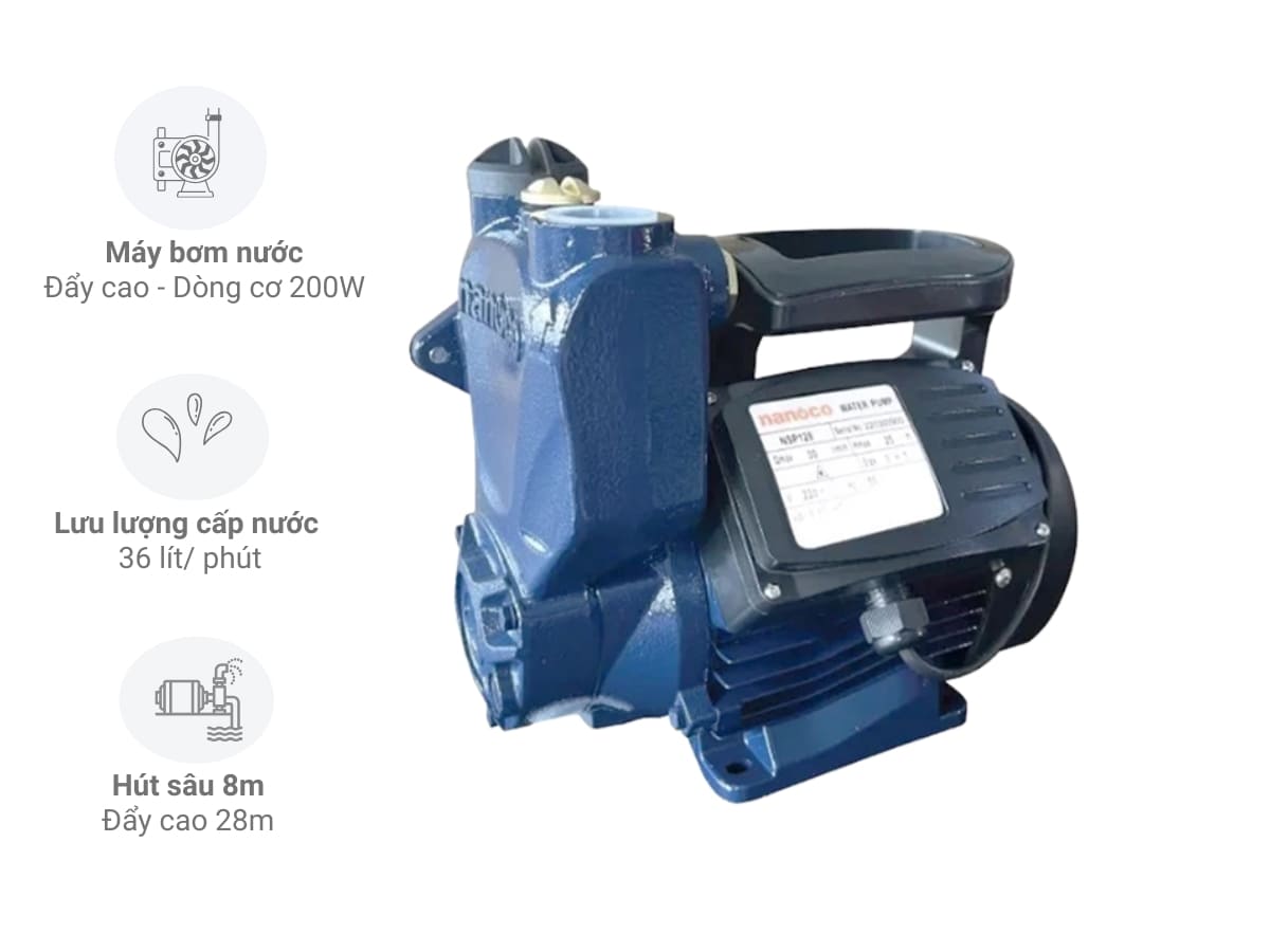 Máy bơm nước đẩy cao Nanoco NSP200