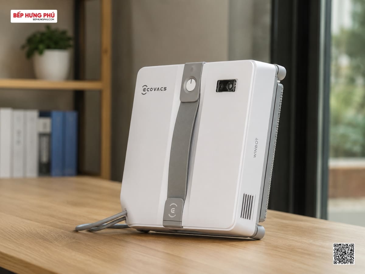 robot lau kính ecovacs winbot mini