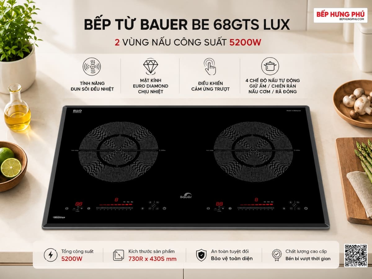 bếp từ bauer be 68gts lux 