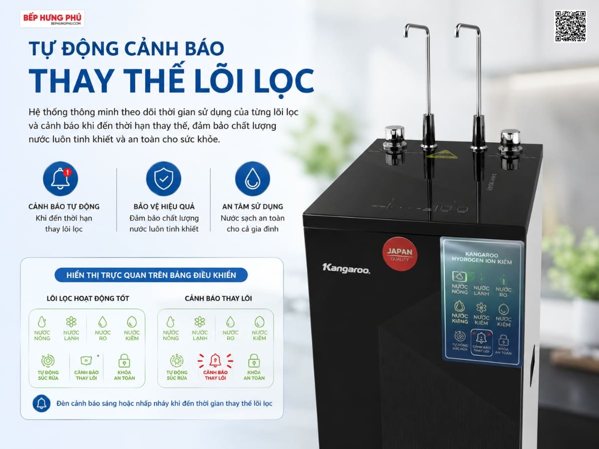 máy lọc nước kangaroo kghc11a4